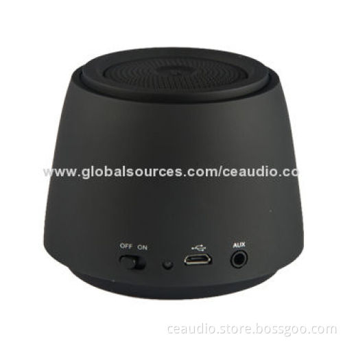 Novelty Bluetooth Speaker with Micro USB, Plastic Injection Finishing, Aux-in, Promotional Gifts
